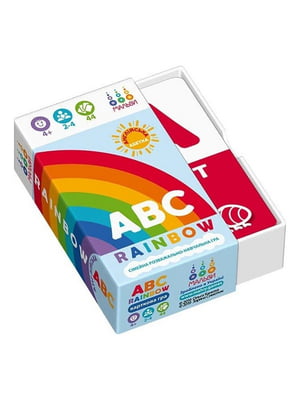 Настільна навчальна гра «ABC rainbow» (44 картки) | 7062300