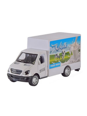 Дитяча машинка "Delivery" масштаб 1:64 Білий | 7062989