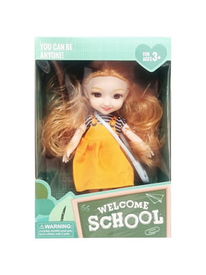 Дитяча лялька "Welcome School" YL605-62 -2 з сумочкою | 7064240