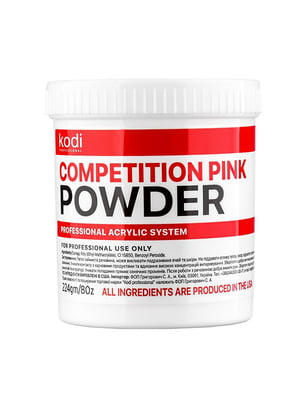 Акрилова пудра Competition Pink Powder 224 г Прозоро-рожевий  | 7109751