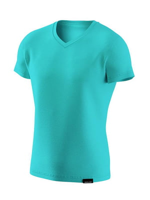 Футболка  Basic V-neck 3XL Темно-м'ятний  | 7114910