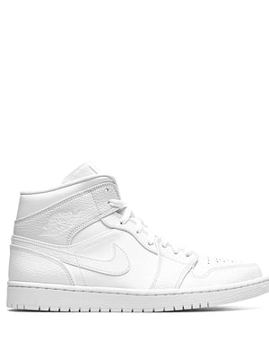 Кросівки 1 Mid GS Triple White | 7117539