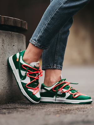 Кросівки Dunk Low x Off-White Green/White MRV-21431  | 7117764