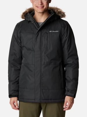 Чорні куртка демісезонна Leif Trail Parka | 7131416