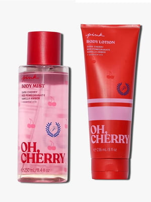 Набор для тела Oh, Cherry: мист и лосьон (236 ml/250 ml) | 7171902