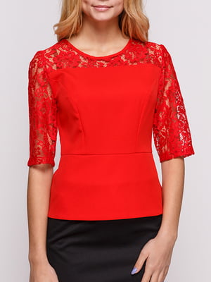 Блуза червона | 5920370