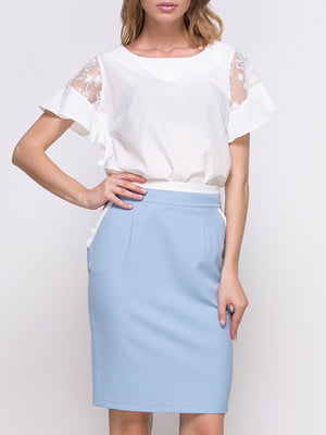 Комплект: блуза и юбка-карандаш | 5920431