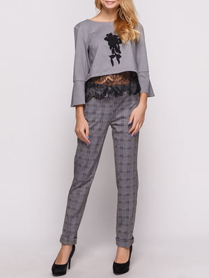 Комплект: блуза и зауженные брюки | 5920438