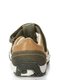 Туфли цвета хаки спортивные с вышивкой и аппликациями | 460841