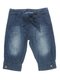 Капри джинсовые с манжетами | 987232