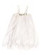 Сукня біло-золотиста з декором | 1051135