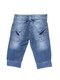 Капрі сині джинсові з ефектом потертих | 1076955 | фото 2
