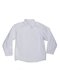 Рубашка белая с накладным карманом | 449427