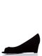 Туфли черные с открытым носком | 980494 | фото 2