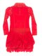 Платье красное, стилизованное под блузу и сарафан | 649180 | фото 2