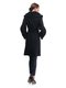 Пальто черное с отделкой и поясом-завязкой | 1370624 | фото 2