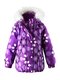 Куртка фіолетова в квітковий принт | 1378051