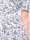 Сукня біло-сіра в принт | 1438925 | фото 3