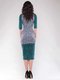 Сукня сіро-зелена у візерунок | 1549582 | фото 2