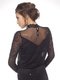 Блуза-боди черная | 1577834 | фото 4