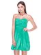 Платье-бюстье зеленое | 983025