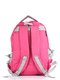 Рюкзак рожево-сірий з принтом і аплікацією | 1818906 | фото 2