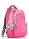 Рюкзак рожевий з принтом і аплікацією | 1818907 | фото 3