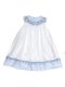 Платье бело-голубое | 3201856 | фото 2