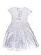 Платье белое с цветочным принтом | 3342803