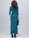 Платье сине-бирюзовое в узор | 1895279 | фото 7