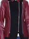 Куртка черно-бордовая комбинированная | 1830311 | фото 3