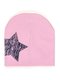 Шапка розовая со звездой | 2073919