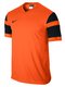 Футболка оранжевая с контрастными вставками | 2071368
