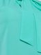Блуза ментолового цвета с воротником-бантом | 2067827 | фото 3
