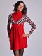 Сукня червона зі смужками | 2112091 | фото 2