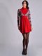 Сукня червона зі смужками | 2112091 | фото 3