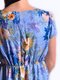 Сукня блакитна в квітковий принт | 2164702 | фото 4
