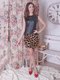 Сукня чорна з леопардовим принтом | 2278975 | фото 2