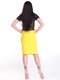 Сукня чорно-жовта у візерунок | 2281165 | фото 2