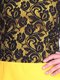 Сукня чорно-жовта у візерунок | 2281165 | фото 3
