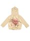 Пальто розовое с цветочным принтом | 2363647 | фото 2