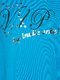 Рубашка ночная голубая с принтом | 2450328 | фото 3