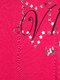 Рубашка ночная розовая с принтом | 2450327 | фото 3