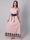 Платье розовое с принтом | 2495305 | фото 2