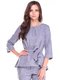 Блуза цвета фиолетовой дымки | 2495606 | фото 4