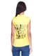 Блуза желтая с надписью | 2644996 | фото 2