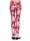Джинсы бордовые с цветочным принтом | 2638972 | фото 3