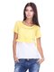 Блуза жовто-біла | 2645152
