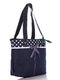 Текстильна дорожня сумка синього кольору в принт | 2794067 | фото 3