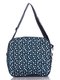 Текстильна дорожня сумка синього кольору в принт | 2794070 | фото 2